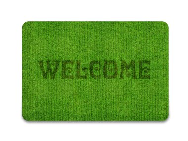 Welcome doormat clipart