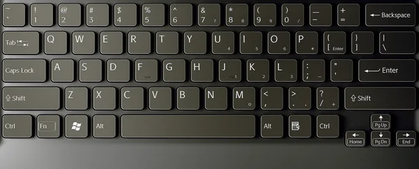 Conceptuele toetsenbord — Stockfoto