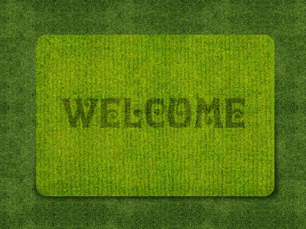 Tapis de porte de bienvenue — Photo