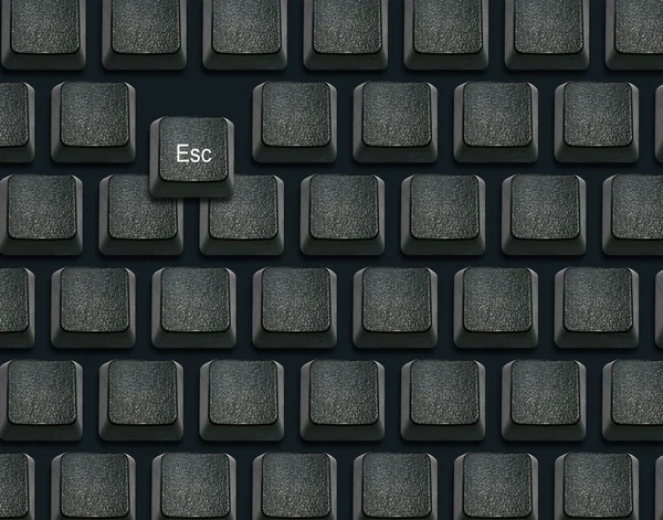 Conceptual keyboard — Stock Photo, Image