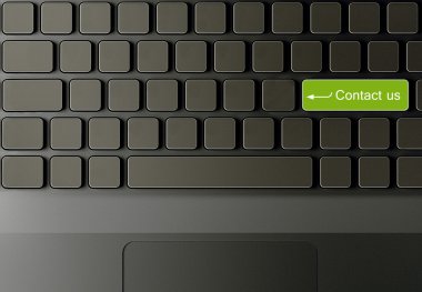 Conceptual keyboard clipart