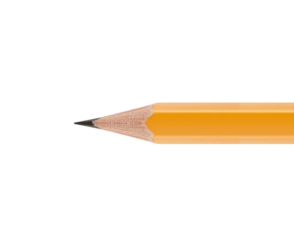 Crayon jaune aiguisé — Photo