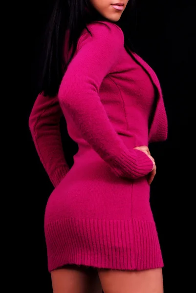 Elegant mini dress ass — Stock Photo, Image