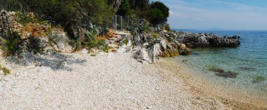 güneşli bir günde bay Beach