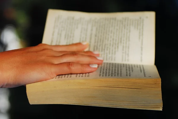 stock image Reading a book