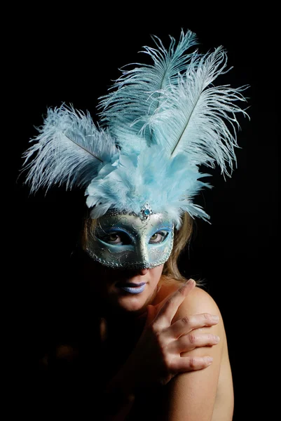 Maschera carnevale sexy e isolato — Foto Stock