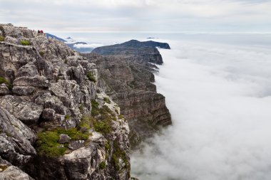 View from table mountain Cape town clipart