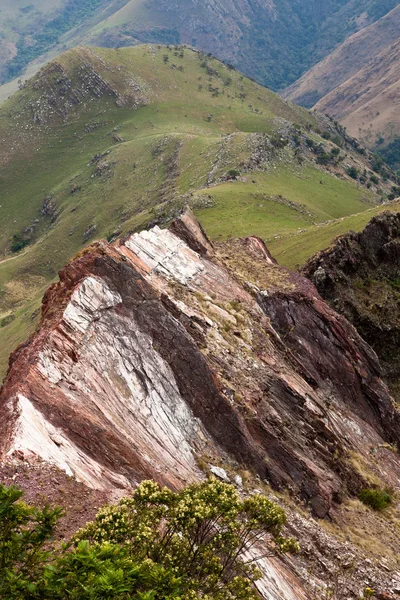 Erosion av stenar i bergen — Stockfoto