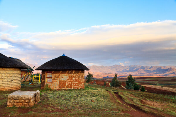 Village in the mountains