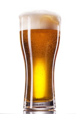 Glass of beer clipart