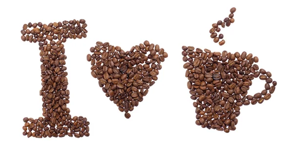 stock image I love coffee