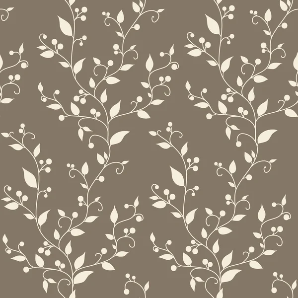 Bloemen vintage naadloos patroon — Stockvector