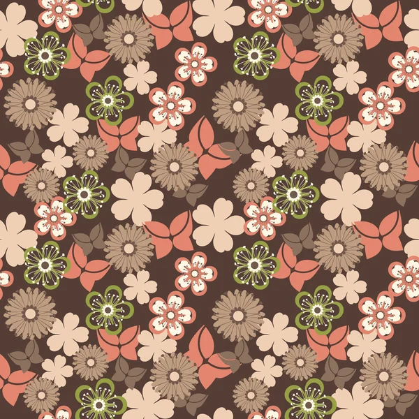 Mooi bloemen naadloos patroon — Stockfoto