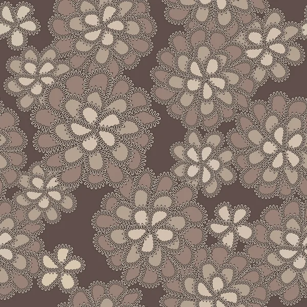 Floral kantpatroon — Stockfoto