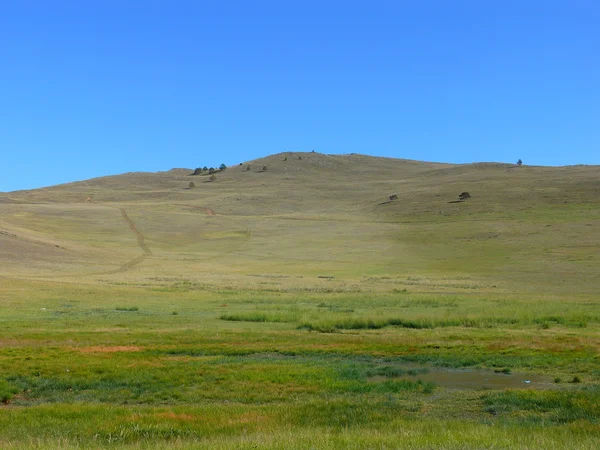 stock image Steppe of Baikal