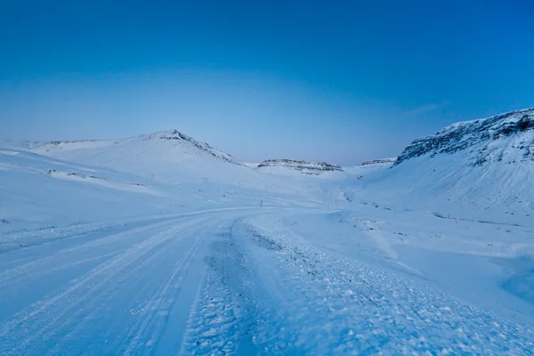 冬フィヨルド — ストック写真