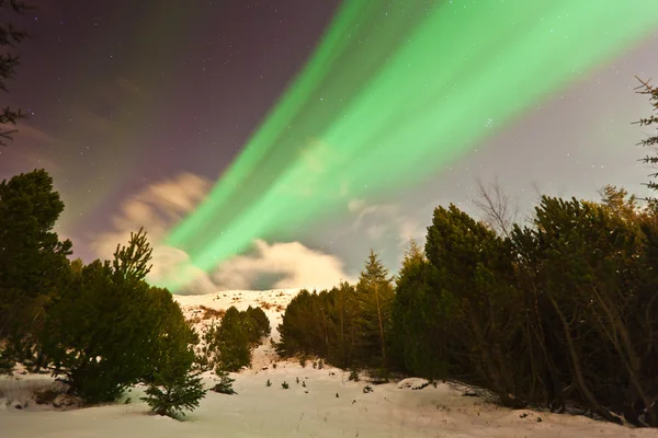 Az északi fény aurora — Stock Fotó