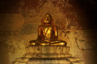 Sulamani Pahto - Bagan - Myanmar altın buddha | Burma