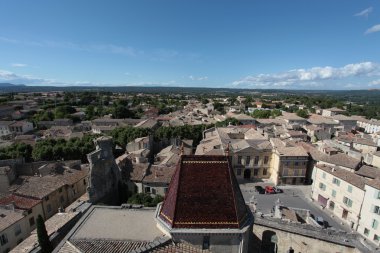 uzes uzes - Fransa duche d'uzes kaleden, görüntüleme