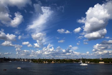 Görünüm gamla stan (stockholm, İsveç)