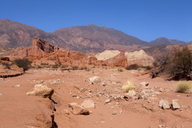 çöl - quebrada de cafayate - rio de las conchas - Arjantin