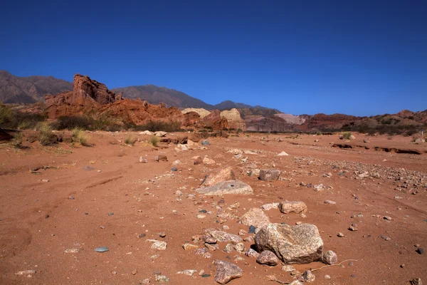 Wüste - quebrada de cafayate - rio de las conchas - Argentinien — Stockfoto