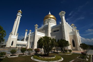 Omar Ali Saifuddin Mosque in Bandar Seri Begawan - Brunei Darusalam clipart