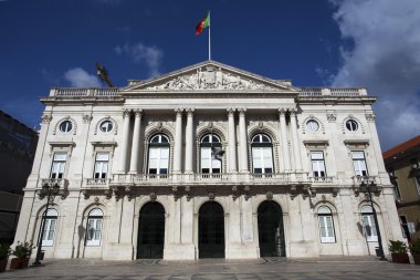 Camara municipal de Lisboa, Lisbon's town hall in Portugal clipart