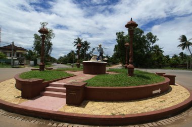 Kamboçya (Güney Doğu Asya kasabada Kampot Merkezi)