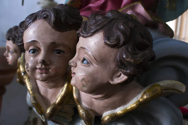 Caras de ángel en la iglesia brasileña —  Fotos de Stock