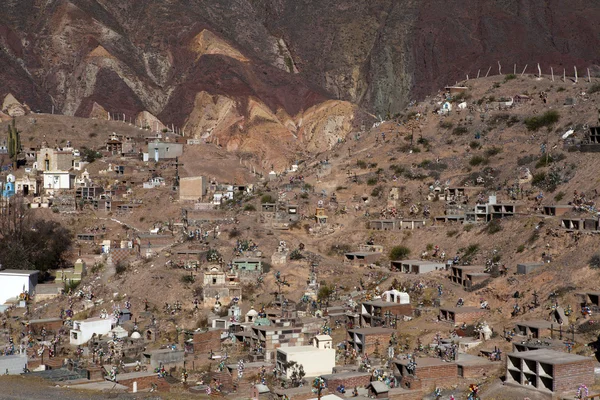 Målarens palett färgglada bergen i Maimara (Jujuy - North Argent — Stockfoto