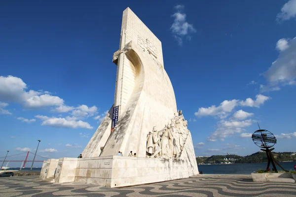 MONUMENTO DOS DESCOBRIMENTOS - BELEM - LISBOA — Fotografia de Stock