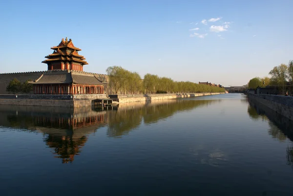 stock image Outer wall of the ForbiOuter wall of the Forbidden City (Imperial Palace) i