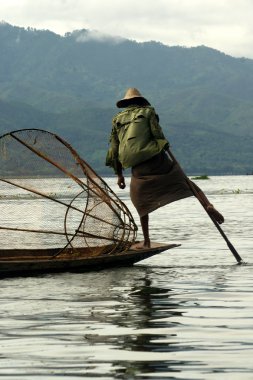 Birman fisher adam Inle Gölü - Myanmar | Burma