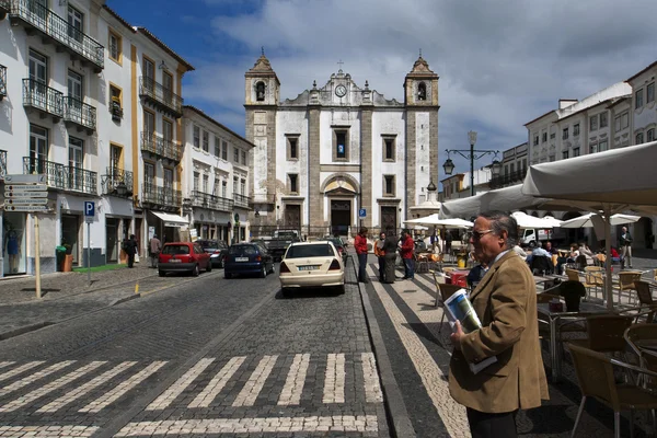 Kostel St. Anton (St. Antao) v Evora - Portugalsko — Stock fotografie