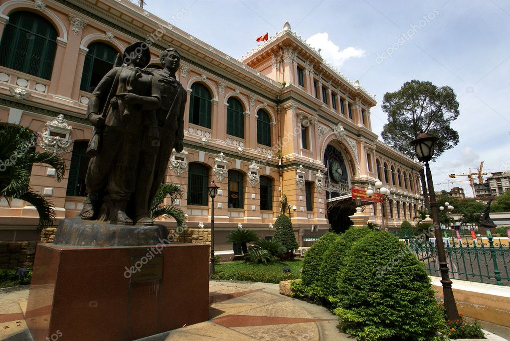 Old French Post Office In Saigon Ho Chi Minh City Vietnam