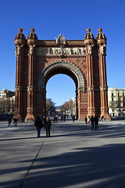 stock image Arco de Trinufo in Barcelona - Catalunya - Spain