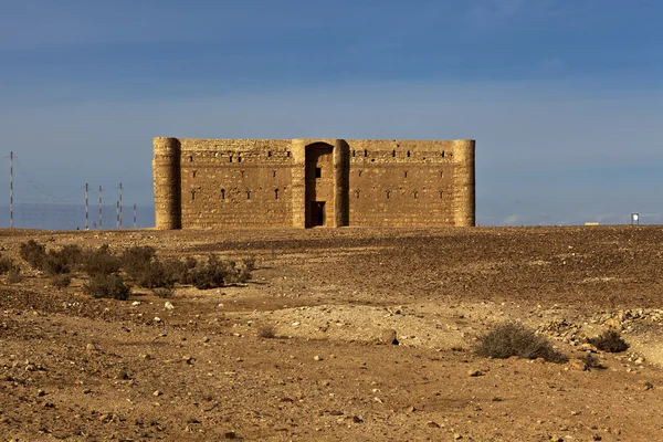 Castillo de Qasr el-Kharaneh (Castillo del desierto) en Jordania —  Fotos de Stock