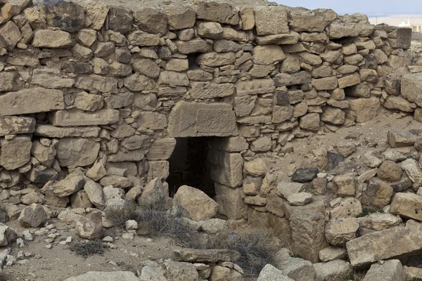 Ένα ερείπιο ενός σπιτιού στο um rasas ar - Ιορδανία - Μέση Ανατολή — Φωτογραφία Αρχείου