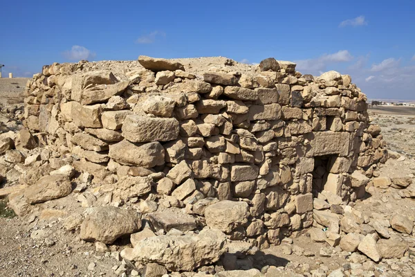 Een ruïne van een huis in um ar rasas - jordan - Midden-Oosten — Stockfoto