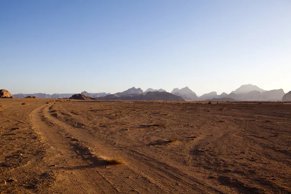 Deserto de Wadi Rum - Sul da Jordânia — Fotografia de Stock