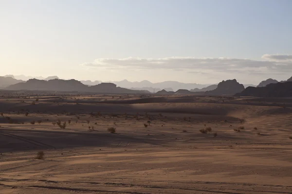 O deserto de Wadi Rum no sul da Jordânia — Fotografia de Stock