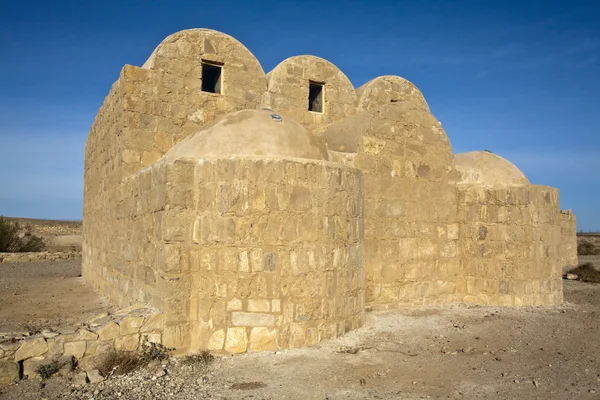 アムラ城 - バスハウス - ヨルダンの砂漠の城 — ストック写真