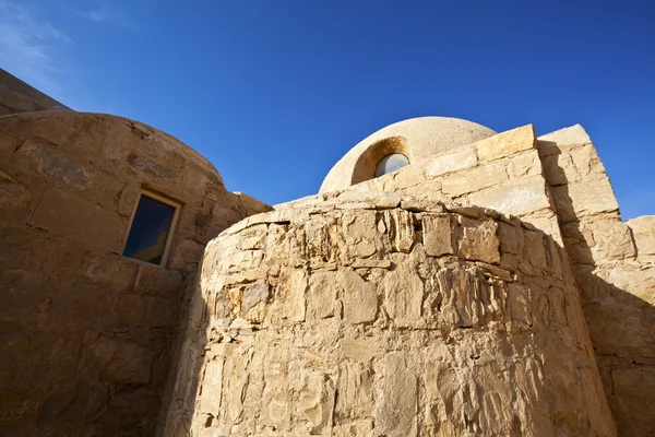 Castillo de Amra - casa de baños - Castillo del desierto en Jordania —  Fotos de Stock