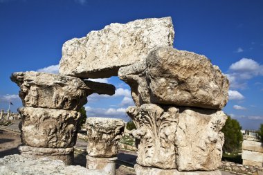 Amman (Kalesi) Jordan Roma Herkül tapınakta parçası