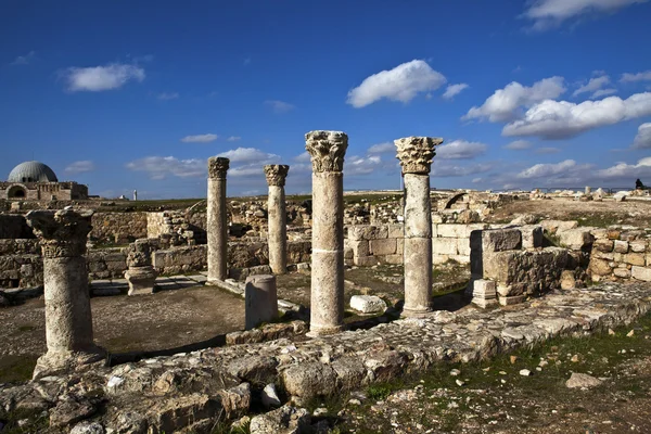 Templo de Hércules romano en Ammán (Ciudadela) Jordania —  Fotos de Stock