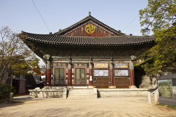 在首尔的佛教寺庙 — 图库照片