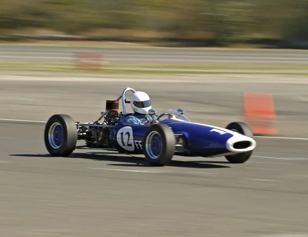 Blue Race Car — Stock Photo, Image
