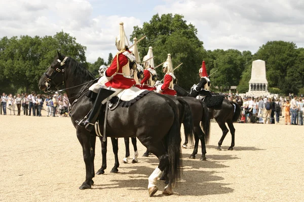 Königliche Kavallerie auf Parade — Stockfoto