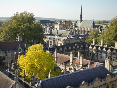 Roofs of Oxford University clipart